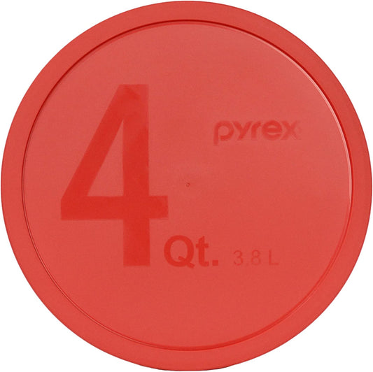 Pyrex - Red 4 Quart Plastic Mixing Bowl Lid