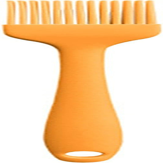 Baking Brush Essential Oil Brush with Long Handle Hanging Hole Compact 7 Colors Orange