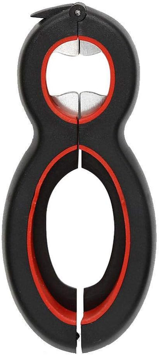 Jar Opener 6 in 1 Multi Function Bottle Opener Manual Opener Get Lids off Easily Portable Lid Twist off Non-Slip for Weak Hands Seniors with Arthritis and Anyone with Low Strength