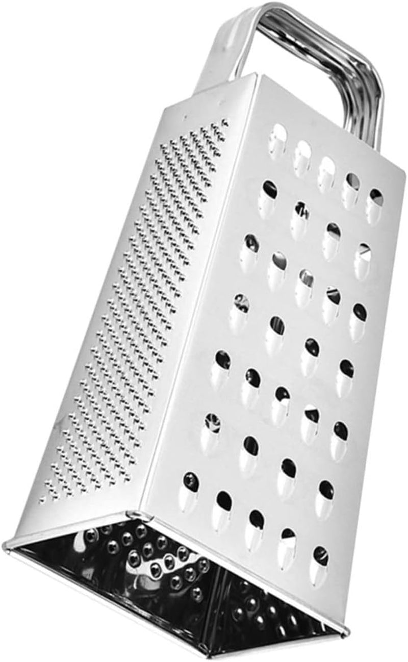 Luxshiny with Handle Kitchen for Steel Stainless Manual Lemon Foods Inch Multi-Use Grinding Cheese Nuts Grating Tool Food Zester Garlic Butter Chocolate Graters Handheld Vegetable Ginger  Luxshiny Silver 20.3X9.1X6.6Cm 