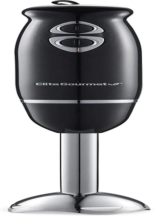 Elite Gourmet EHB1023 Immersion Hand Blender 300 Watts 2 Speed Mixing with Detachable Blades, Detachable Wand Stick Mixer, Smoothies, Baby Food, Soup, Black  Elite Gourmet Black/Stainless Steel Immersion Blenders 500 Watts