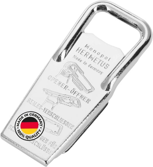 Westmark Germany Hermetus Steel 3-In-1 Resealer Beer Bottle Opener