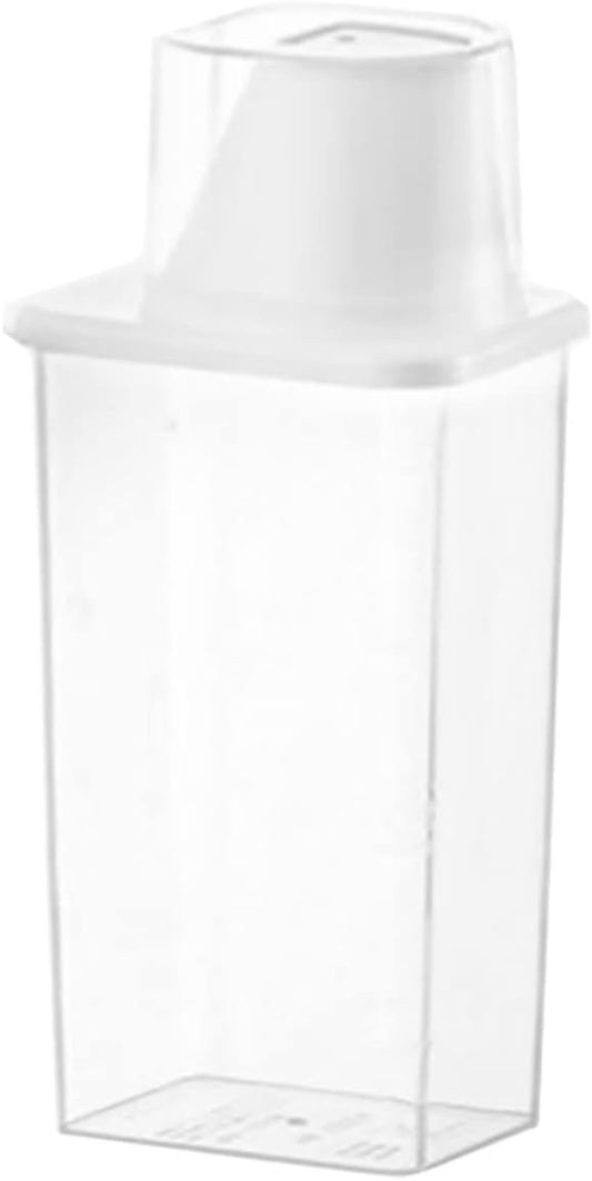 Zerodeko Large Opening Miscellaneous Grain Tank Cereal Containers Airtight Food Dispenser Food Containers with Lids Rice Holder Saver Grains Storage Jar Pet Plastic Rice Storage Tank Boxed