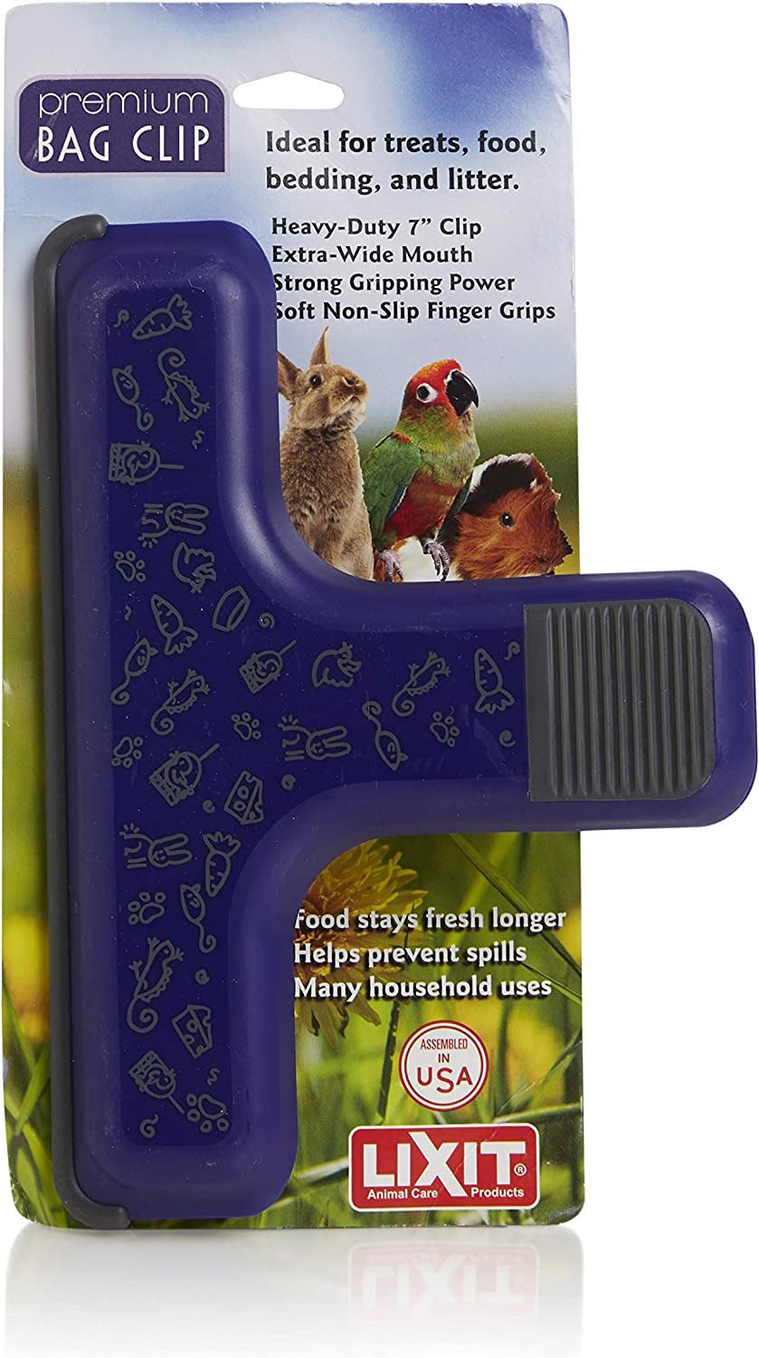 Lixit Animal Care Dog, Cat, and Small Animal Food Bag Clip (Purple)  Lixit Animal care   