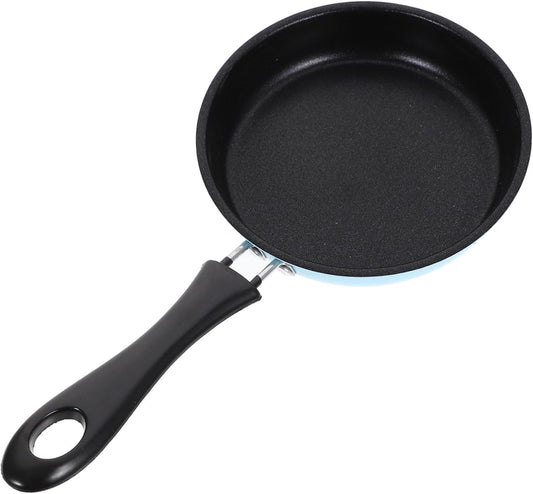 Mini Frying Pan Mini Grill Pan Sandwich Mini Pan Flat Skillet Nonstick Pan Work on Nonstick Frying Pan Two Sided Frying Pan Stainless Steel Squeezer Translate Clamshell  COLLBATH Blue 25X13X3Cm 