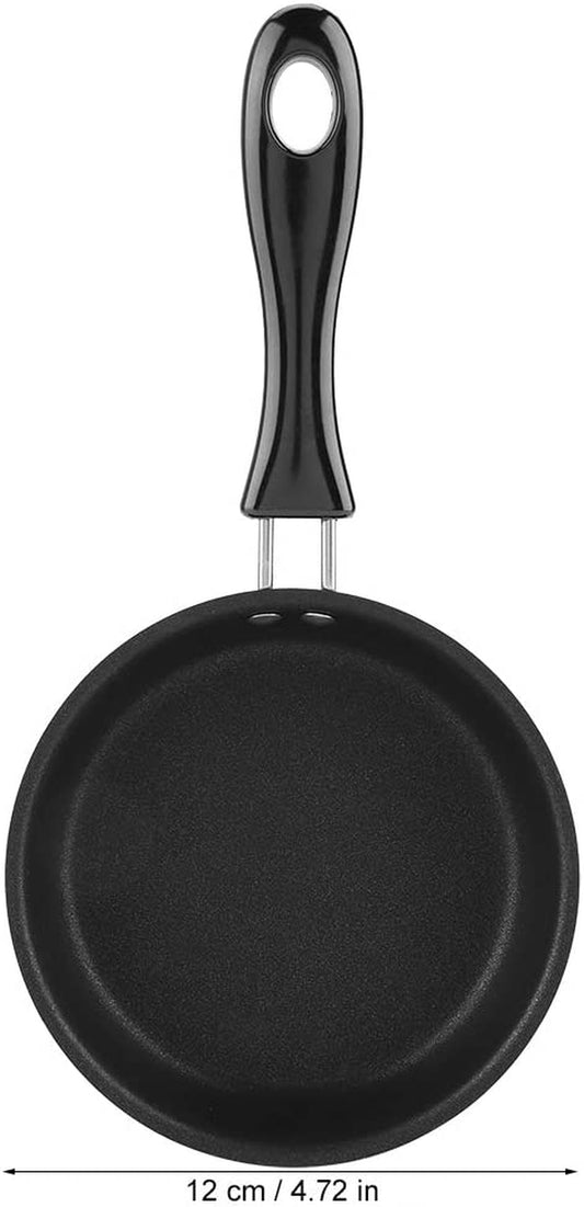 Frying Pan, Premium Pure Ironcoating Portable Mini Frying Pan Poached Egg Household Small Kitchen Cooker