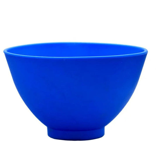 Autoclavable Dark Blue Silicone Flexible Dental Mixing Bowl, Mixing Plasters- Medium 4.2" (D) X 2.3" (H) 350 Ml/Cc