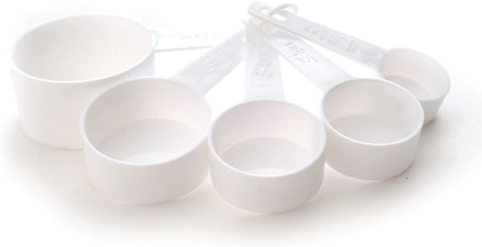 Norpro Measuring Cups, Set of 5, White