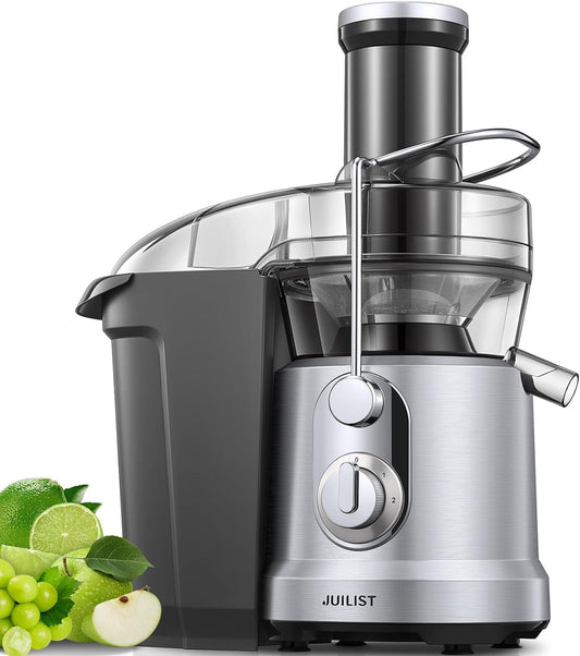 1300W Juicer Machines, Juilist Powerful Juice Extractor Machine with 3.2" Wide Mouth for Whole Fruits & Veggies, Fast Juicing Fruit Juicer for Beet, Celery, Carrot, Apple, Easy to Clean, Bpa-Free