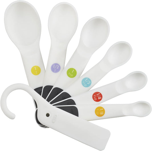 OXO 7 Piece Good Grips Measuring Spoons Set,White  oxo   