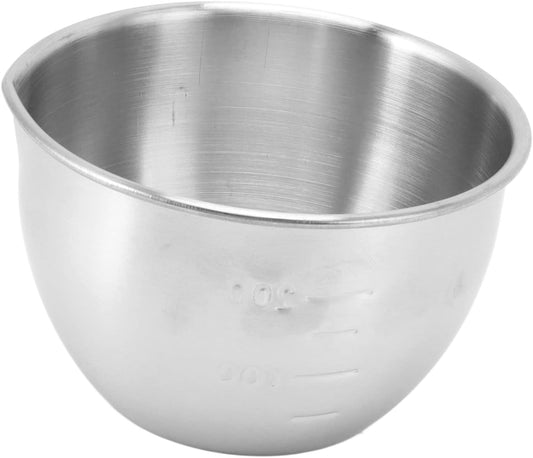 Akozon Mixing Bowl Refrigerator Dishwa S Thick 304 L Steel Serving Bowl with Sc for Salad Fruit Baking Type C Mixing Bowl Refrigerator Dishwa (Type A)