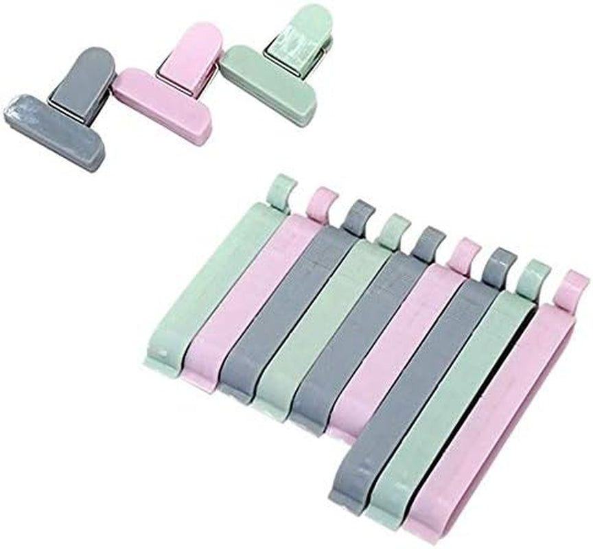 12 Pcs Sealing Chips Food Bag Storage Clips Colorful for Snack and Tea Bags Sandwich Kitchen Clips Potato Chips Sturdy  TAMOSH   