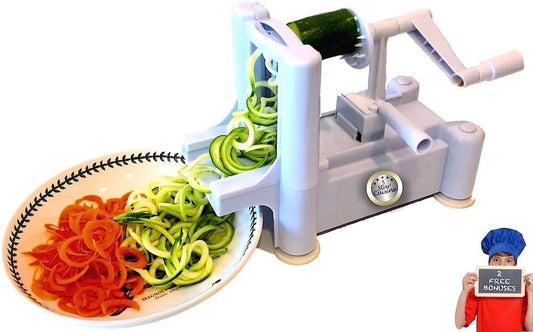 5 Star Cuisine Spiral Slicer - All in One Vegetable Chopper, Spiralizer, Vegetable Spiral Slicer  5 STAR CUISINE   