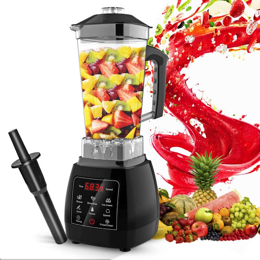 5 Core 2L Professional Countertop Blender Touch Screen for Kitchen 68 Oz 2000W High Speed BPA Free 6 Titanium Blade Smoothie Blender Electric for Soup Shake Juice Multi-Speed Digital JB 2000 D  5 CORE   
