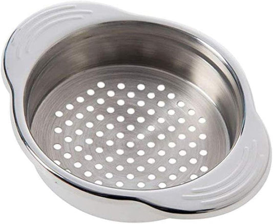 Stainless Steel Food Can Strainer Sieve Tuna Press Lids Oil Drainer Remover New Released  Generic   