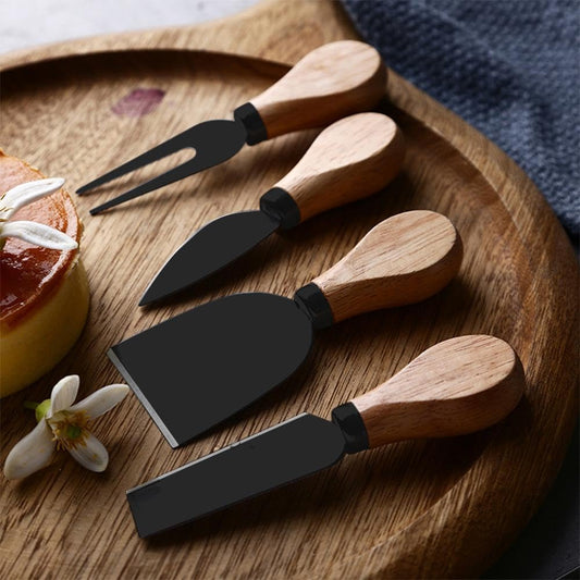 7 Piece Cheese Knife Set for Charcuterie Board Cheese Knife Set Charcuterie Accessories Cheese Board Knife Set Black Cheese Knife Set Charcuterie Knives and Spreaders Charcuterie Utensils  Twenty-Nine Eleven   