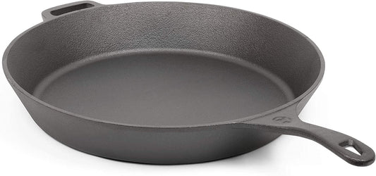 Commercial CHEF 6.5 Inch Cast Iron Skillet, Black  Commercial Chef 15" Skillet  